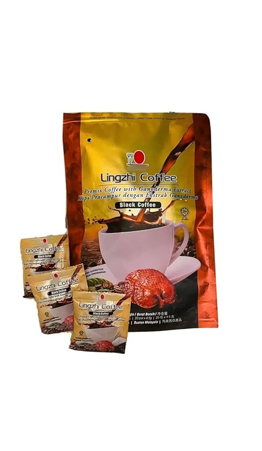 Digitaldive DXN Lingzhi BLACK Coffee 2 in 1 With Ganoderma Extract (3 Pack)