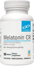XYMOGEN Melatonin CR - 5 mg Melatonin Extended Release Tablets - Sleep Cycle &amp Circadian Rhythm Support - Vegetarian Dairy-Free &amp Non-GMO - 90 Tablets