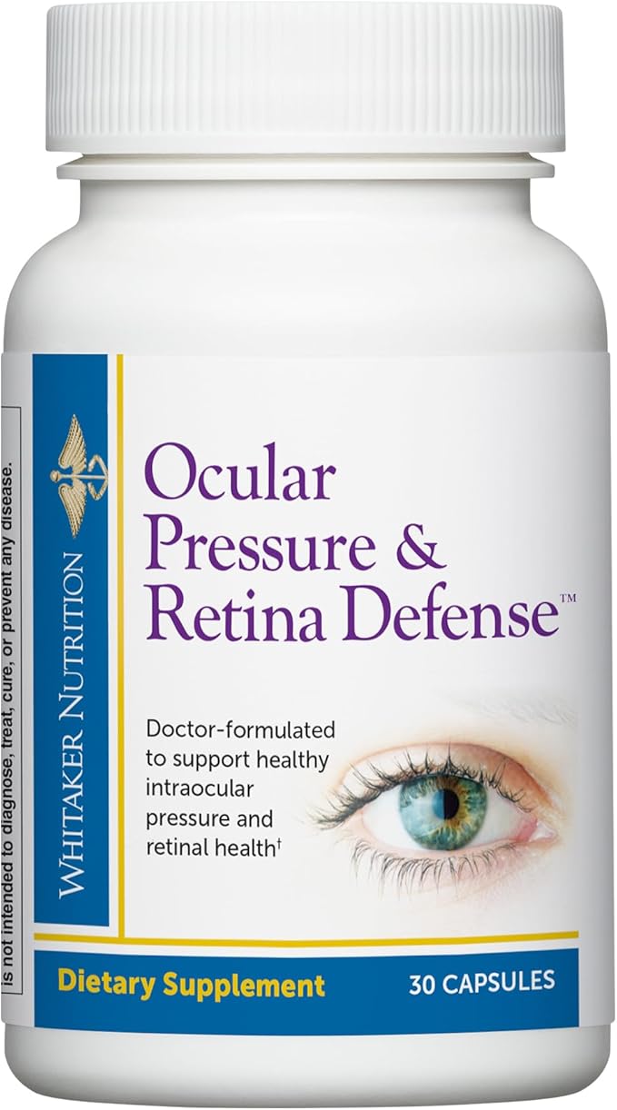 Dr. Whitaker Ocular Pressure &amp Retina Defense Supplement to Support Healthy Intraocular Pressure Levels Circulation &amp Eye Tissue (30 Capsules)