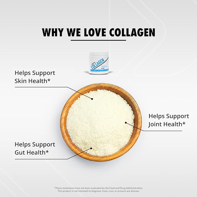 Sculpt Nation by V Shred Collagen Peptides Powder - Types I II and III Collagen Plus Hyaluronic Acid to Support Healthy Hair Nails Skin Bones and Joint Health - Unflavored 30 Day Supply