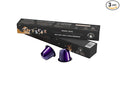 Eden Coffee Organic Capsules Compatible with Nespresso with Lion's Mane and Chaga Mushrooms - Brain &amp Immune Support - Vegan &amp Keto - Antioxidants &amp Superfoods - 3 Pack 30 Count
