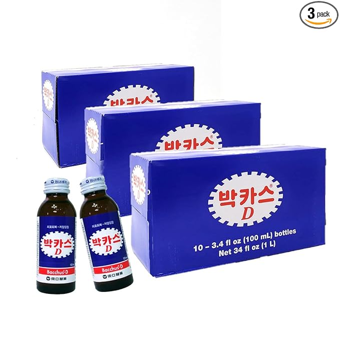 Bacchus-D/Vita Power/Whalmungsoo/Onion Exact/Pear &amp Condon Exact/Red Ginseng Drink/Honey &amp Red Ginseng Drink-Korean Energy &amp Healthy Drink Collection Gift Box (BACCHUS-D 3)