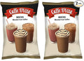Caffe D'Vita Mocha Blended Ice Coffee Mix - Mocha Frappe Iced Coffee Frappuccino Mix Gluten Free No Cholesterol No Hydrogenated Oils No Trans Fat - 3.5 Lb Bag (Pack of 2)