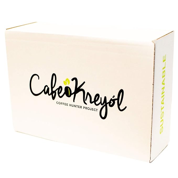 Cafe Kreyol Organic Caribbean Blue | 3 Pack 12 oz - Haitian Blue Light Roast Coffee - Whole Bean Coffee High Caffeine - Smooth Low Acid with Notes of Almond and Walnut