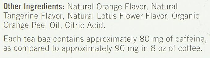 Yogi Sweet Tangerine Positive Energy Tea - 16 Count (Pack of 2)