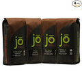 JO COFFEE: New York Jo Signature Blend No Fun Jo Decaf Swiss Water Process Wild Jo Bold Dark Strong Rich and Colombia Jo Medium Roast 12 oz each USDA Certified Gourmet Coffee Gluten-Free
