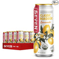 SevenTeas Classic Lemonade 16 OZ (Pack of 12 Cans) Organic