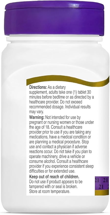 21st Century Melatonin 5mg Tablets - 120 ct Pack of 3