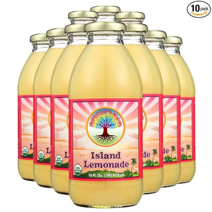 Big Island Organics Island Lemonade 16oz (10 Pack)
