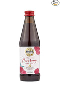Biona Organic Pure Cranberry Superjuice (330ml) - Pack of 2