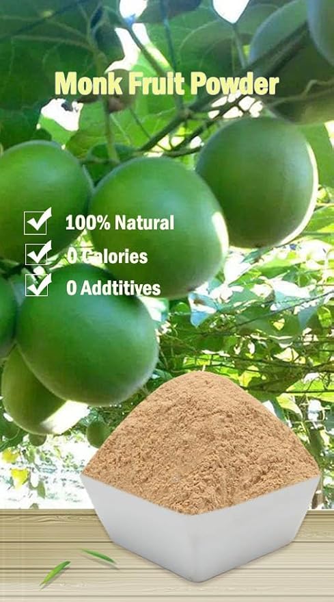 Pure Natural Monk Fruit Sweetener 30:1 Concentrated Juice Powder Spray Drying Food Grade Luohanguo Water-soluble