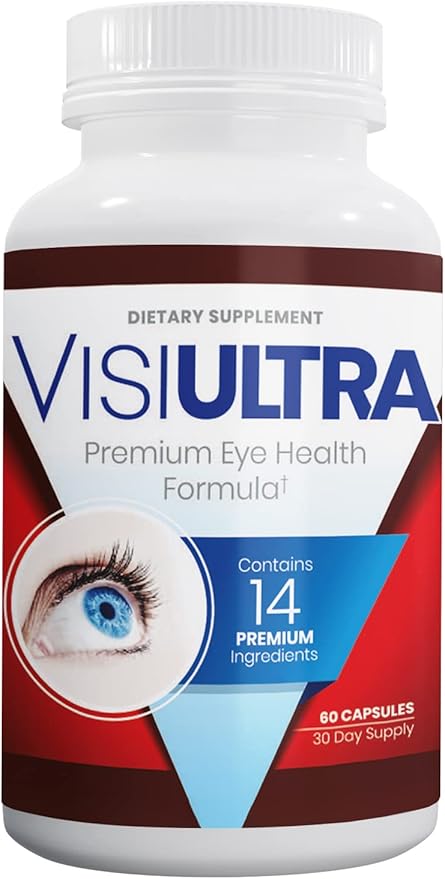 Eye Health Supplement – 14 Essential nutrients for Clear Vision Blue Light Protection and Long-Term Eye Health. Supports Clarity and Eye Wellness. 60 Capsules. (1 Pack)