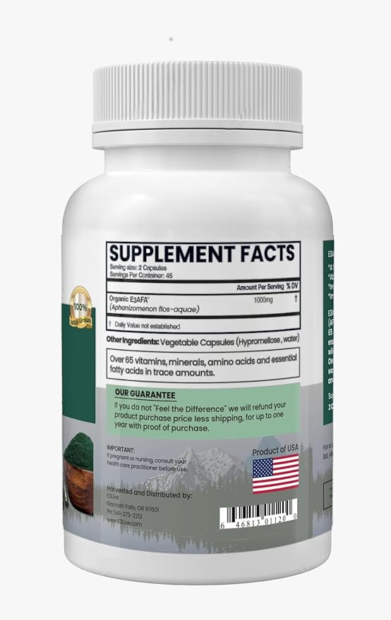 E3LIVE E3AFA 90ct (500mg)…