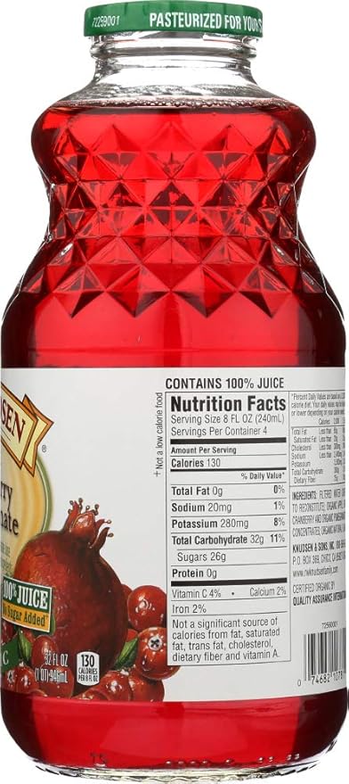 R.W. Knudsen Family BG17437 R.W. Knudsen Family Cranberry Pomegranate - 12x32OZ