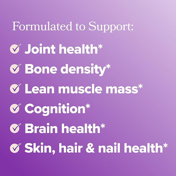 MENO Healthy Aging Collagen &amp Protein Powder – Support Joint &amp Bone Health Lean Muscle Mass Cognition Skin &amp Hair Health – Whey Protein &amp Collagen – Chocolate Brownie Flavor - 15 Se