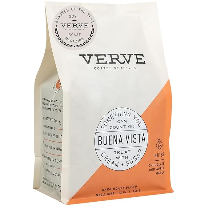 Verve Whole Bean Coffee | Dark Roast Bundle | Enjoy Hot or Cold Brew | 12oz Bag