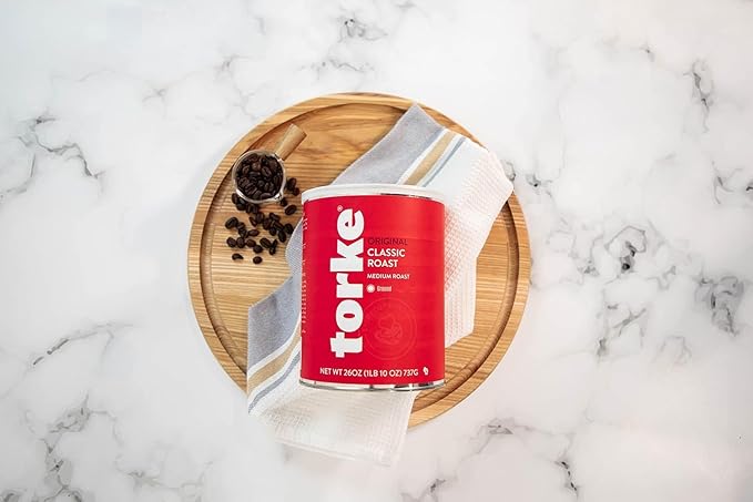 Torke Classic Ground Coffee 26 oz – Premium Roast + FREE Chocolate Cookie 2-Pack (Grandma's Cookies) | A Perfectly Paired Coffee Experience – Bundled by SUPERDEALS