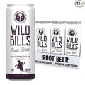 Wild Bill's Classic Root Beer Soda Classic Craft Soda Pop Soft Drinks Sodas Made with Pure Cane Sugar Caffeine Free NO High Fructose Corn Syrup Gluten Free Vegan Low Sodium 12 Oz 12 Pack