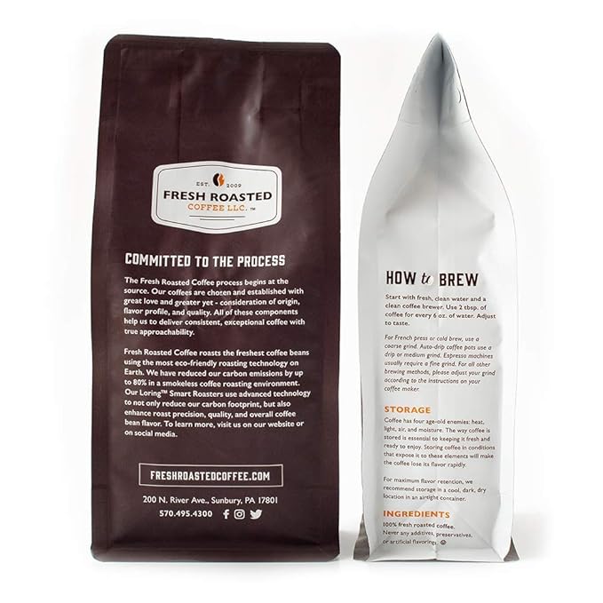Fresh Roasted Coffee Hawaiian Maui Mokka 12 oz Medium Roast Kosher Whole Bean