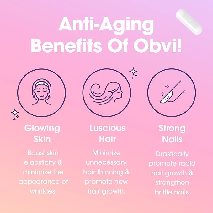 Obvi Multi Collagen Supplement with Hyaluronic Acid | Skin Care Hair Nail Joint Support for Women Gut Health | Hydrolyzed Protein Type I II III V X | 30 Capsules 30 Servings