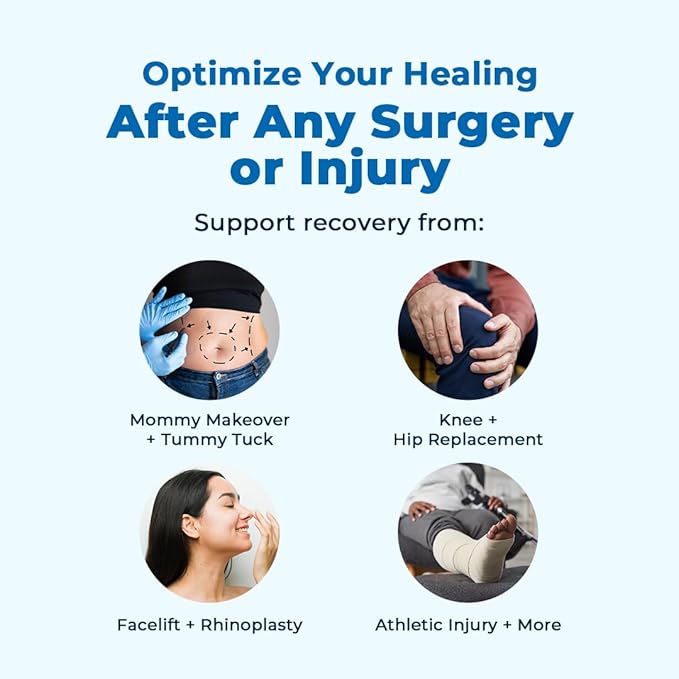 VitaMedica Clinical Support Formula - Supports Wound Healing &amp Bruising - Pre &amp Post-Op Surgery Essential &amp Injury Recovery Multivitamin Supplement