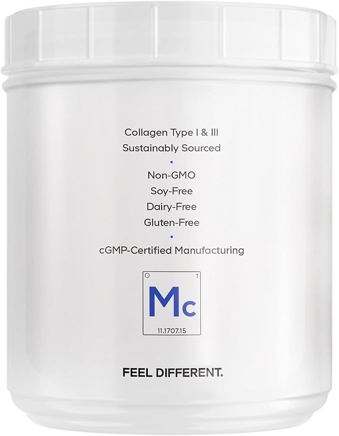 Codeage Marine Collagen Powder - Wild-Caught Hydrolyzed Fish Collagen Peptides - Type 1 &amp 3 Collagen Protein Supplement - Amino Acids for Skin Hair Nails - Paleo Friendly Non-GMO 15.87 Ounces