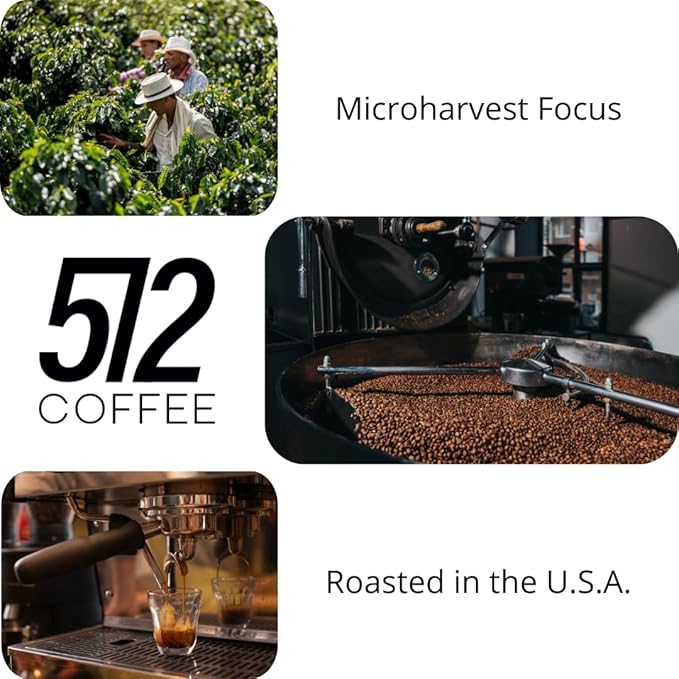 Whole Bean Espresso Coffee Medium Roast | Washed | Specialty Blend Mexico &amp Peru Beans | Natural Flavored Notes of Cocoa Brown Sugar Almond Butter Orange Coffee