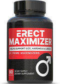 Premium Male Enhancement Fast Acting Blood Flow Support | Supports Performance Firmness Stamina &amp Desire | 9 in 1 High-Impact Dosage | Cali Manufactured 3rd Party Tested – 90 Caps