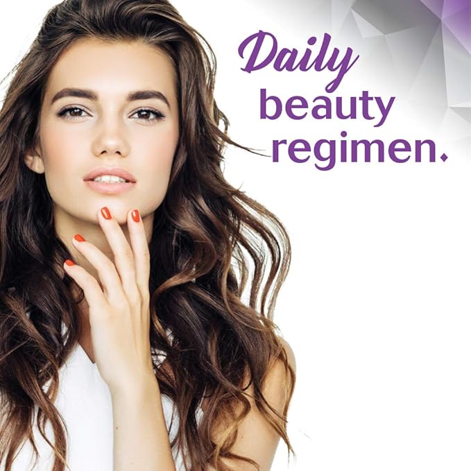 Bluebonnet Nutrition Beautiful Ally Hair Skin &amp Nails Hydrolyzed Collagen from Grass Fed Cows Collagen Peptides Type 1 &amp 3 Non GMO Gluten Free Soy Free Milk Free Kosher 60 Vegetable C