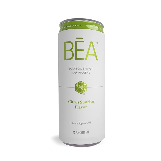 Isagenix BEA Sparkling Energy Drink - Energy &amp Metabolism Support - Whole-Food Sourced Ingredients - Includes Antioxidant Vitamins A C &amp E - Vegan-Friendly - Citrus Sunshine 12 Servings