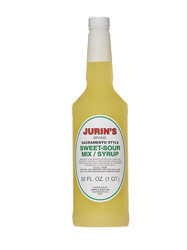 Jurin's Premium Cocktail Mixes (Case of 12 Sweet &amp Sour)