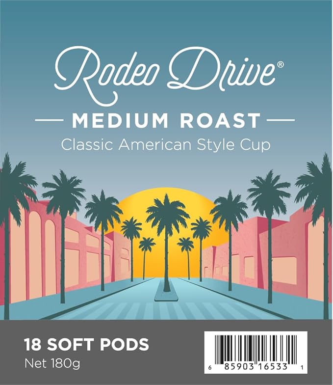 Wolfgang Puck Coffee Rodeo Drive 9.5 Gram Soft Pods 18 Count (Pack of 6)