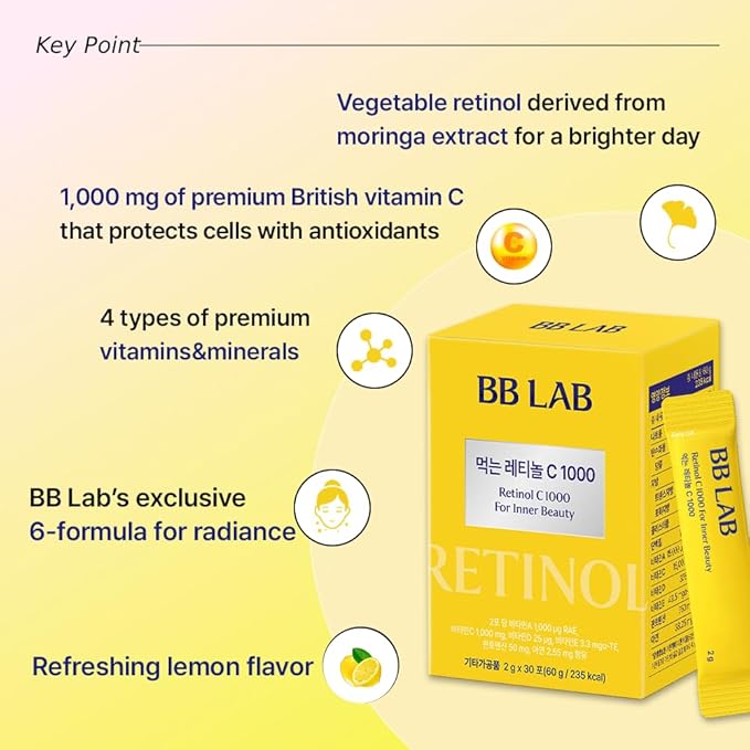 [Collagen+VIT C] K-Best Good Night Collagen Retinol C Powder Stick Korean Marine Collagen Fish Collagen Retinol Vitamin C Fast Absorption Fruit Flavored