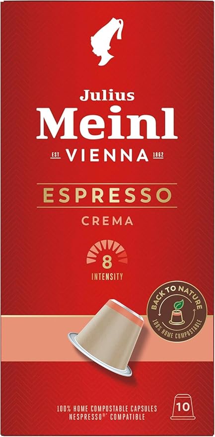 Julius Meinl: Espresso Crema 100% biodegradable 100 Capsules
