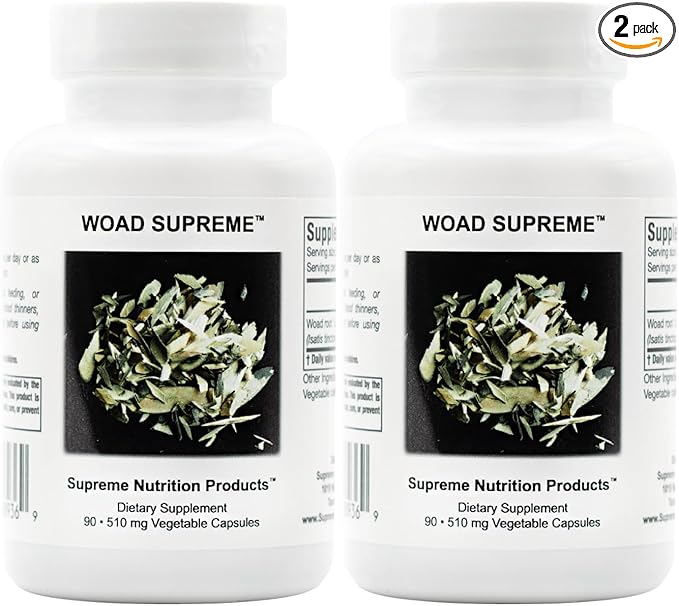 Supreme Nutrition Woad Supreme 90 Pure Isatis Root Vegetarian Capsules (Pack of 2)