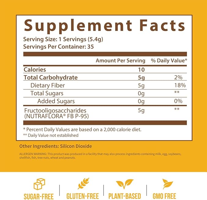 GOBIOTIX Fiber &amp Collagen Bundle: Hair Skin Gut Support - 30 Servings Collagen 35 Servings Fiber