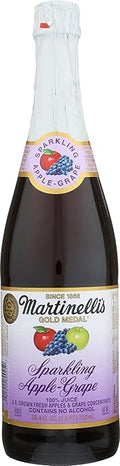Martinellis Apple Grape Sparkling Juice 25.4 Ounce - 6 per case.