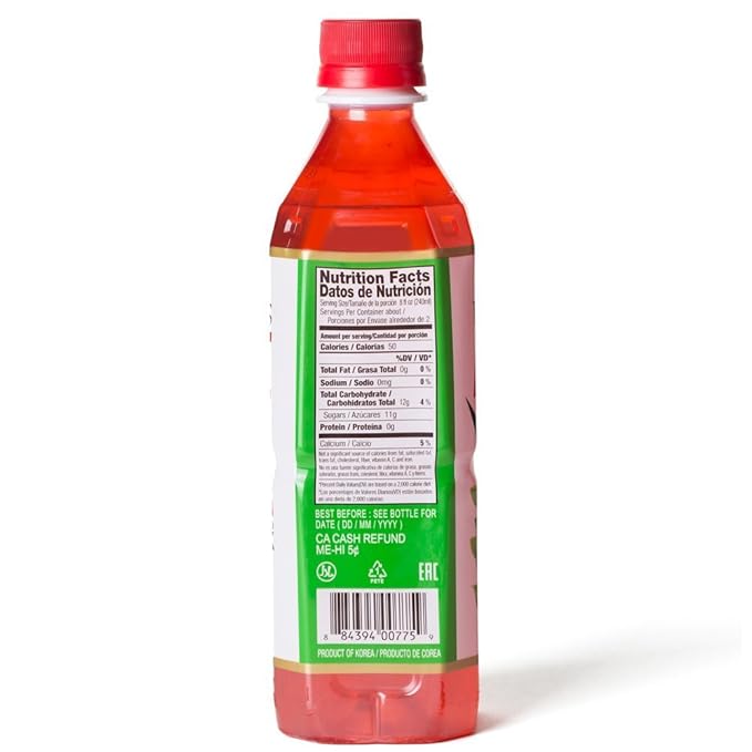 OKF Farmers Aloe Vera Watermelon Drink 16.9 Ounce (20 Pack)