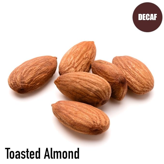 Toasted Almond Decaf Coffee Ground Fresh Roasted 5 lbs
