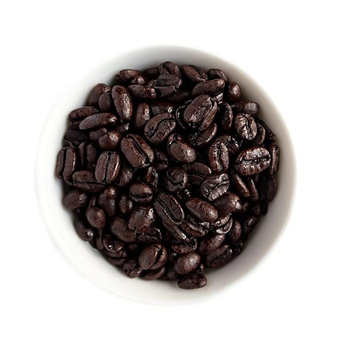 Fresh Roasted Coffee Organic Black Knight Water-Processed Decaf | USDA Organic Kosher | Dark Roast 5 lb (80 oz) Whole Bean