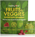 Fruits &amp Veggies Sugar-Free Gummies - 27 Whole Foods - Equals 3 Servings of Fruits &amp Vegetables - Improve Energy Focus &amp Immune Function - Fiber - Antioxidants - Organic Ingredients - 14