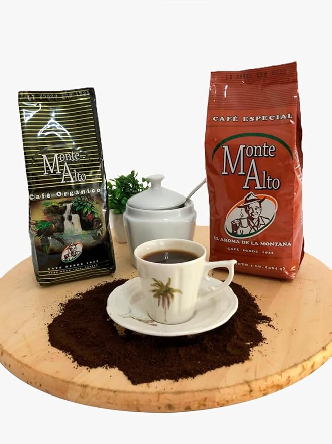 Monte Alto special Coffee premium arabic coffee from the Jarabacoa Mountains in Dominican Republic The best coffee in the caribbean Ground Coffee Premium medium roast ground coffee