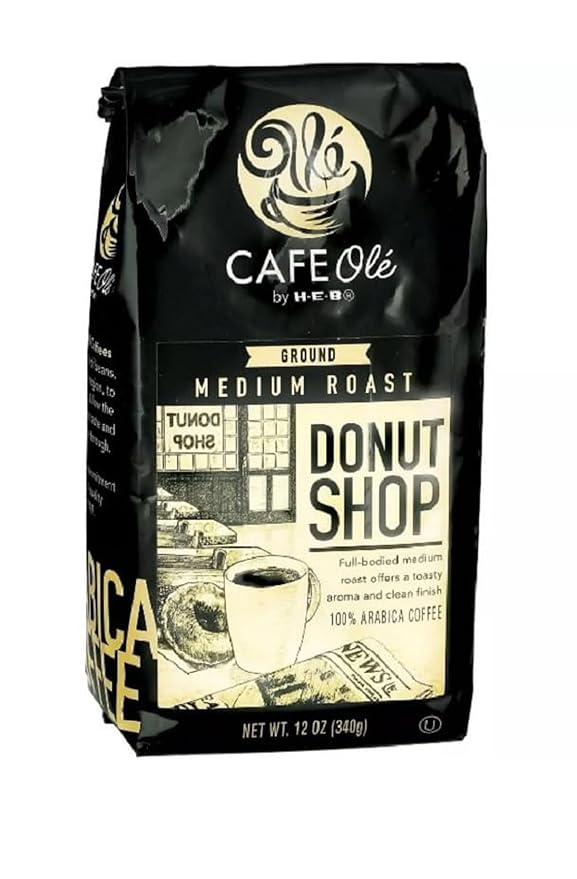 Cafe Ole HEB Ground Coffee 12oz - 1 bag (Donut Shop)