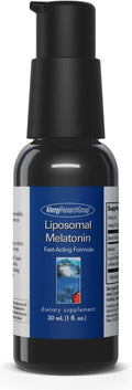 Allergy Research Group Liposomal Melatonin Supplement - Oral Sleep Spray for Adults 1mg Liquid Melatonin Pure Fast Acting Formula - 1 Fl Oz