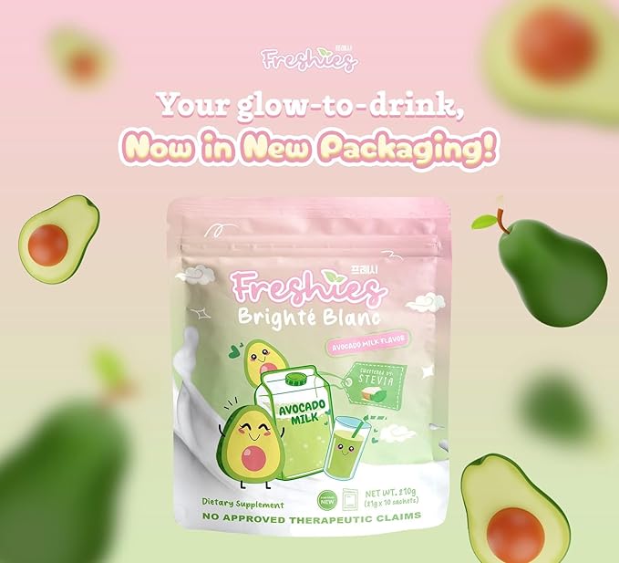 Freshies Avocado Milk 80000mg Hydrolyzed Collagen 10 Sachets