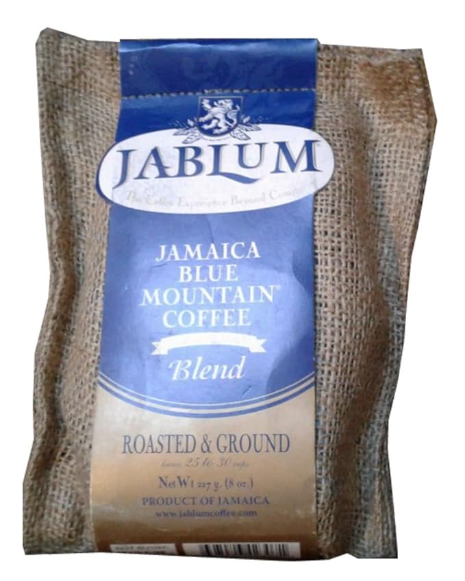 Jamaica Blue Mountain Premium Blend Ground Coffee (8 Ounces)