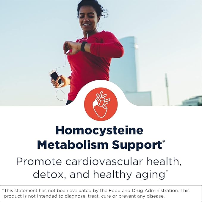 Designs for Health Homocysteine Supreme - Methylated B Vitamins with Riboflavin B6 B12 Folate L-Serine &amp TMG for Brain Support &amp Heart Health - Methylated Multivitamin (60 Capsules)