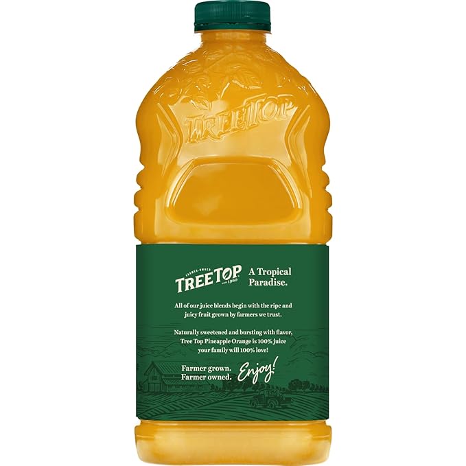 Tree Top Pineapple Orange Juice 64 Fl Oz (Pack of 8)