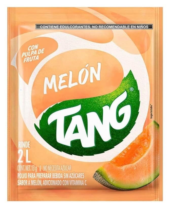 Melon TANG No Sugar Needed Makes 2 Liters Of Drink Mix 12 Pack by Border Merchant