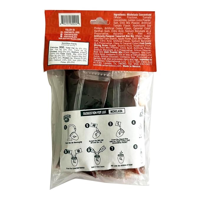 Cantarito Loco Refill Kit Original and Michelada Flavors 6-Pack